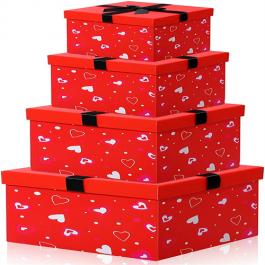 Red Printing Nest  Christmas Packaging Boxes