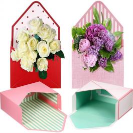Envelope Flower Gift Box 