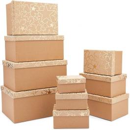 Kraft Paper Nest Gift Boxes 