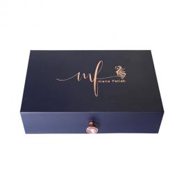 Logo Custom Folding Gift Box with Silk Cloth