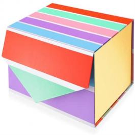 V Shape Custom Folded Gift Box