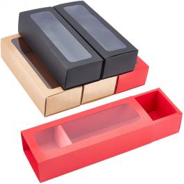 Folding Drawer Gift Box with Window
