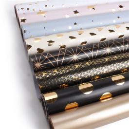 Custom Roll Gold Hot Foil Stamping Wrapping Paper