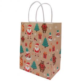 4C Printing Christmas Kraft Paper Bag
