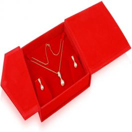 Special Design Red Velvet Gift Box for Wedding Gift 