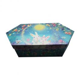 Luxury Design Printing Lid and Base Mooncake Gift Box with Paper Insert