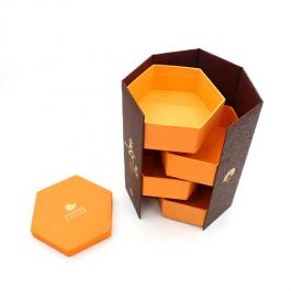 Custom Luxury Design Printed Mooncake Gift Box 