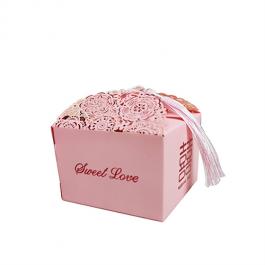 Luxury Custom Laser Die Cut Candy Paper Box