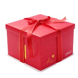 Custom Luxury Printed Lid and Base Gift Boxes for Cake Packaging