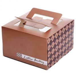 Custom Printing Cake Paper Box with Handle