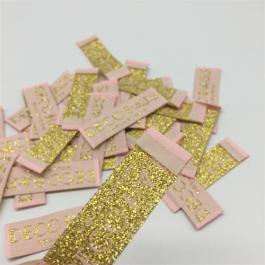 Custom Good Quality Gold Woven Labels for Garment 