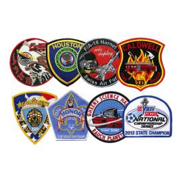  Custom Different Shape Design Woven Patches