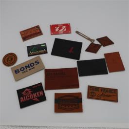  Custom Various Technical PU Leather Labels 
