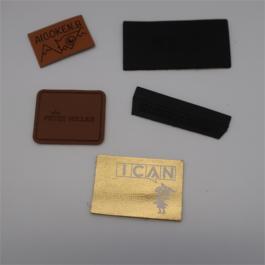 Good Quality PU Leather Labels for Clothing
