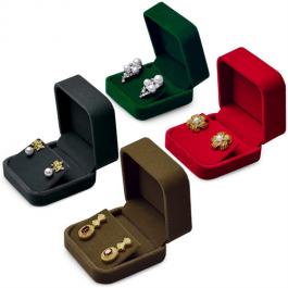 Luxury Custom Velvet Different Color Earring Gift Boxes