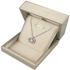 Luxury Light Gold Rigid Necklace Gift Box  